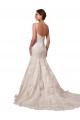 Ivory Mermaid V-Neck Chapel Train Bridal Wedding Dress Hobart