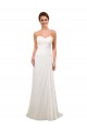 Ivory Sheath Sweetheart Chapel Train Wedding Gowns Hobart