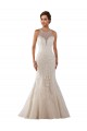 Ivory Mermaid Sweetheart Chapel Train Bridal Gown Hobart