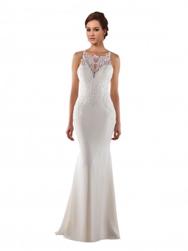 Ivory Mermaid Sweetheart Sweep Train Modern Wedding Dress Hobart