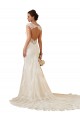 Keyhole Back Ivory Mermaid Sweetheart Chapel Train Modern Wedding Dress Hobart