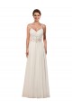 Keyhole Back Ivory Sheath Sweetheart Chapel Train Wedding Dress Hobart