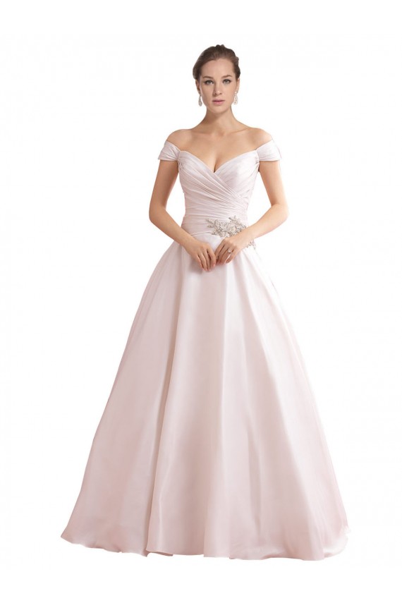 V-Back Ivory A-Line Sweetheart Chapel Train Wedding Dresses Hobart