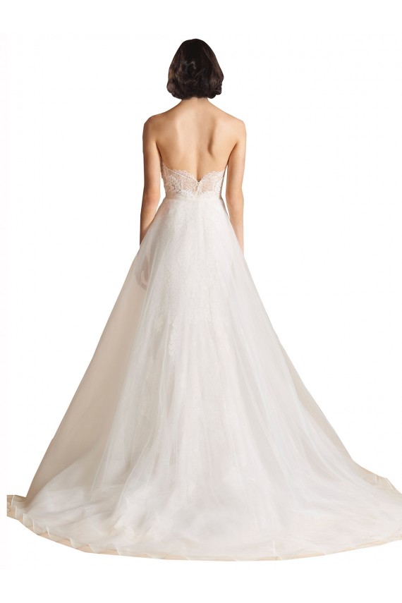 Low Back Ivory A-Line Sweetheart Sweep Train Bridal Wedding Dress Hobart