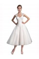 Ivory A-Line Sweetheart Tea Length Beach Wedding Dress Hobart