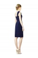 Dark Navy Sheath Sweetheart Knee Length Bridesmaid Dress Hobart