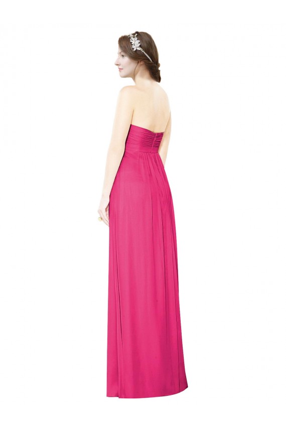 Azalea A-Line Strapless Long Bridesmaid Dress Hobart