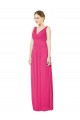 V-Back Azalea A-Line V-Neck Long Bridesmaid Dress Hobart