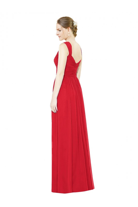 Red A-Line Sweetheart Long Bridesmaid Dress / Evening Dress Hobart