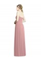 Dusty Pink A-Line Strapless Long Bridesmaid Dress / Evening Dress Hobart