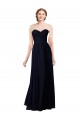 Dark Navy A-Line Sweetheart Long Formal Dress / Bridesmaid Dress Hobart