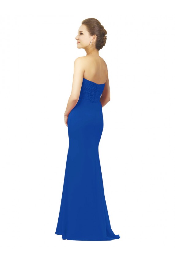 Royal Blue A-Line Sweetheart Long Bridesmaid Dress / Evening Gowns Hobart