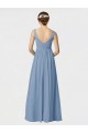 Dusty Blue A-Line Sweetheart Long Bridesmaid Gown Hobart