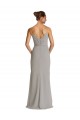 Silver Sheath Sweetheart Long Bridesmaid Dress Hobart