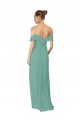 Seaside A-Line Spaghetti Straps Long Bridesmaid Dress Hobart