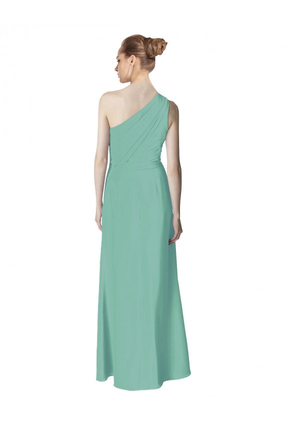 Jade A-Line One Shoulder Long Bridesmaid Dress Hobart