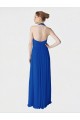 Royal Blue A-Line Halter Neck Long Evening Dress / Bridesmaid Dress Hobart