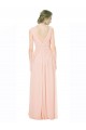V-Back A-Line V-Neck Long Wedding Party Dress Hobart