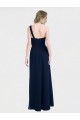 Low Back Dark Navy A-Line Sweetheart Long Bridesmaid Dress / Formal Dress Hobart