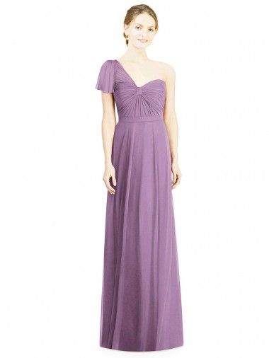Open Back Dark Lavender A-Line Sweetheart Long Formal Dress / Bridesmaid Dress Hobart