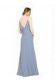 Dusty Blue A-Line Sweetheart Long Bridesmaid Dress / Evening Dress Hobart