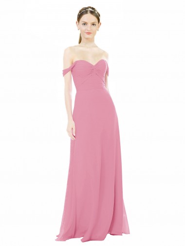 Skin Pink A-Line Sweetheart Long Formal Dress / Bridesmaid Dress Hobart