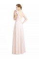 V-Back Cream Pink A-Line Sweetheart Long Bridesmaid Dress Hobart