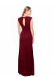 Keyhole Back Burgundy Mermaid High Neck Long Prom Dress / Bridesmaid Dress Hobart