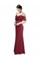 Low Back Burgundy A-Line Sweetheart Long Bridesmaid Dress Hobart