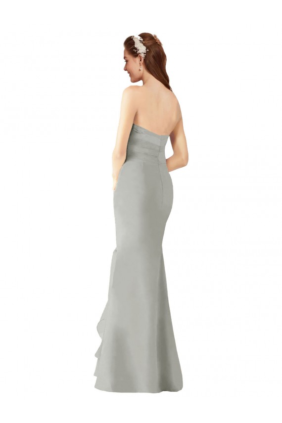 Dark Navy Sheath Sweetheart Long Bridesmaid Dress Hobart