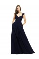 Dark Navy A-Line Sweetheart Long Bridesmaid Gowns Hobart