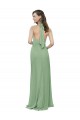 Seagrass A-Line High Neck Long Formal Dress / Bridesmaid Dress Hobart