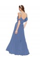 Windsor Blue A-Line Sweetheart Long Bridesmaid Dress Hobart