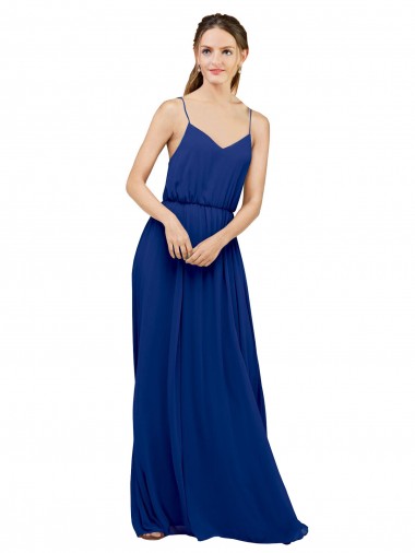 Royal Blue A-Line Sweetheart Long Bridesmaid Dress / Evening Dress Hobart