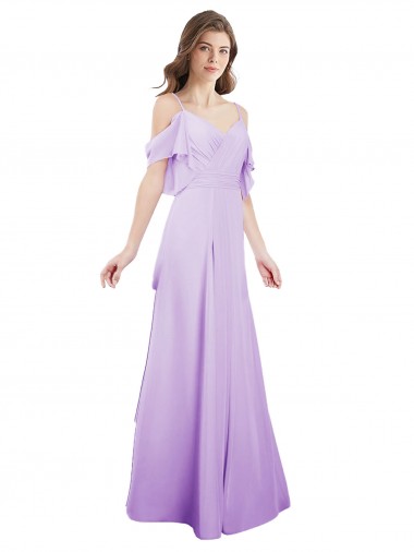 Lilac A-Line Sweetheart Long Formal Dress / Bridesmaid Dress Hobart