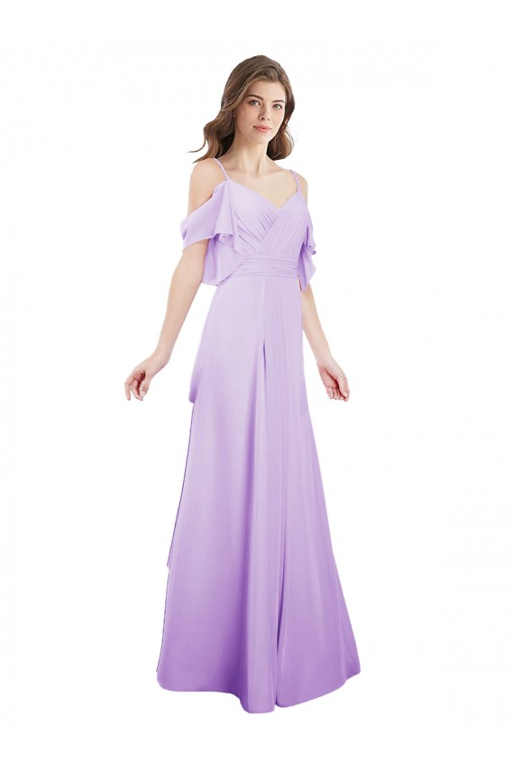 Lilac A-Line Sweetheart Long Formal Dress / Bridesmaid Dress Hobart