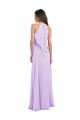 Lilac A-Line Halter Neck Long Bridesmaid Dress / Evening Dress Hobart