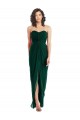 Low Back Ever Green A-Line Strapless Long Bridesmaid Dress Hobart