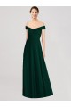 Ever Green A-Line V-Neck Long Formal Dress / Bridesmaid Dress Hobart