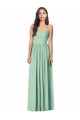 Mint Green Trumpet Strapless Long Bridesmaid Dress Hobart