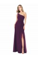 Grape A-Line One Shoulder Long Formal Dress / Bridesmaid Dress Hobart