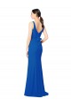 Low Back Royal Blue Sheath Sweetheart Long Bridesmaid Dress / Evening Dress Hobart