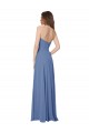 Open Back Windsor Blue A-Line Strapless Long Formal Dress / Bridesmaid Dress Hobart