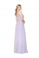Lilac A-Line High Neck Long Formal Evening Gown / Prom Dress / Bridesmaid Dress Hobart