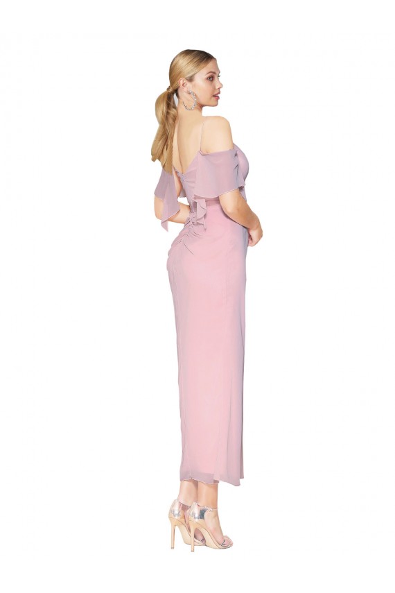 Primrose Mermaid High Neck Knee Length Formal Evening Gown / Prom Dress / Bridesmaid Dress Hobart