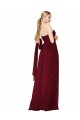 Burgundy A-Line Strapless Long Formal Evening Gown / Prom Dress / Bridesmaid Dress Hobart