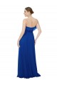 Royal Blue A-Line Strapless Long Bridesmaid Dress Hobart