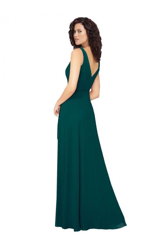 V-Back Hunter A-Line V-Neck Long Evening Gowns / Bridesmaid Dresses Hobart