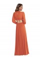 Open Back Firecracker A-Line V-Neck Long High Low Evening Gown / Bridesmaid Dress Hobart