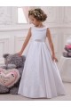 Ivory Ball Gown Long Flower Girl Dresses Hobart